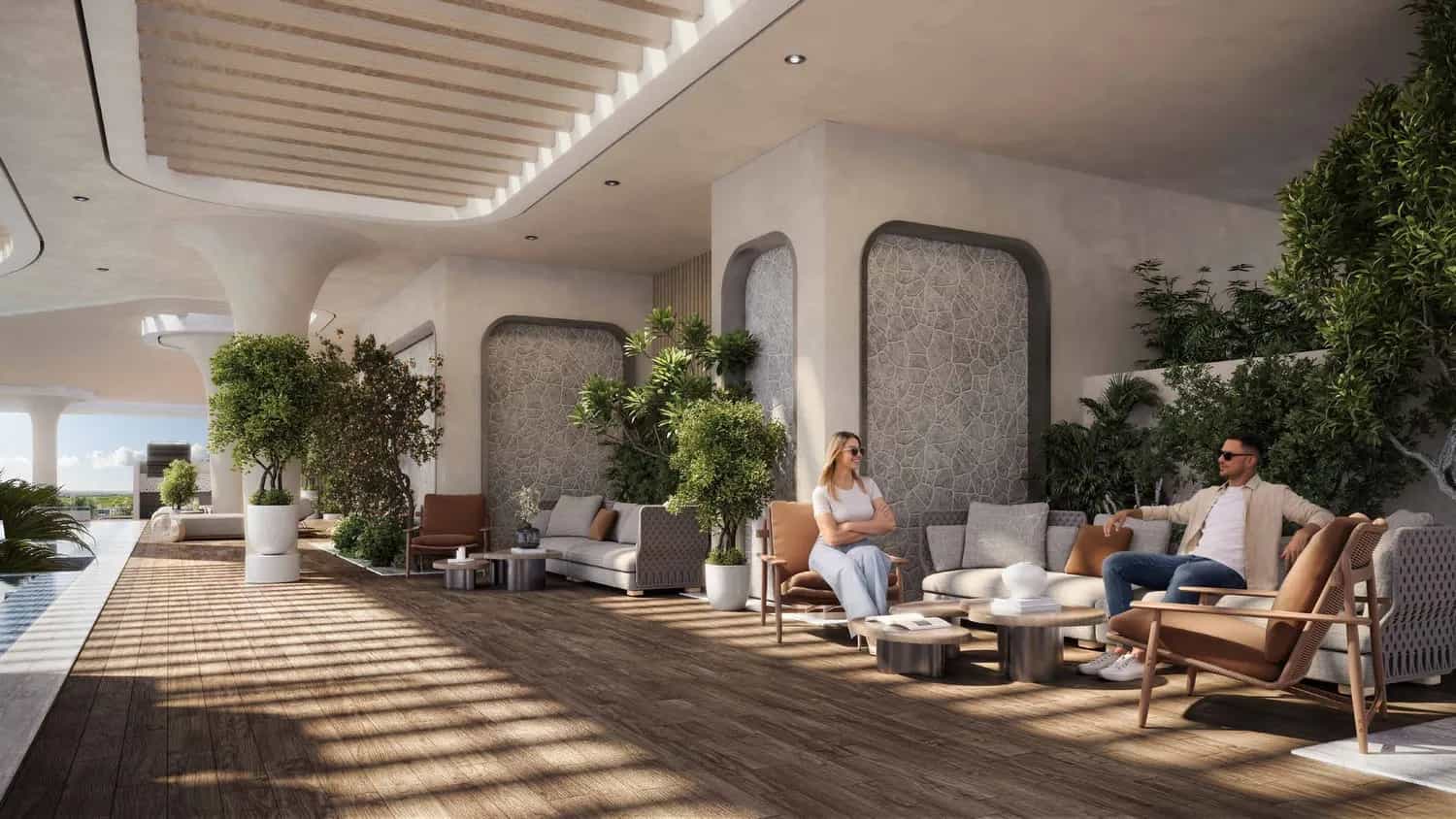 Rooftop Lounge Area