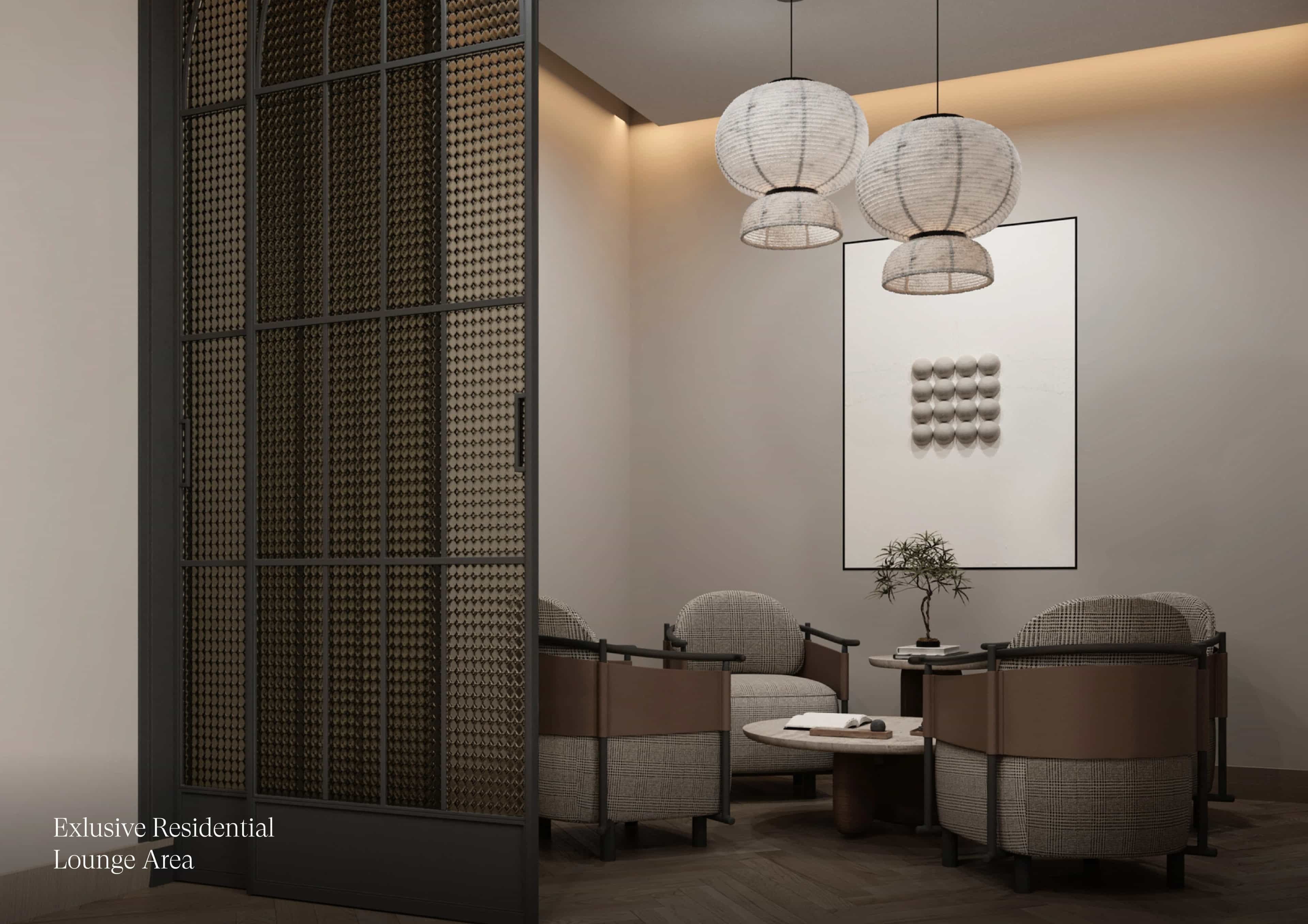 Exclusive Residential Lounge Area