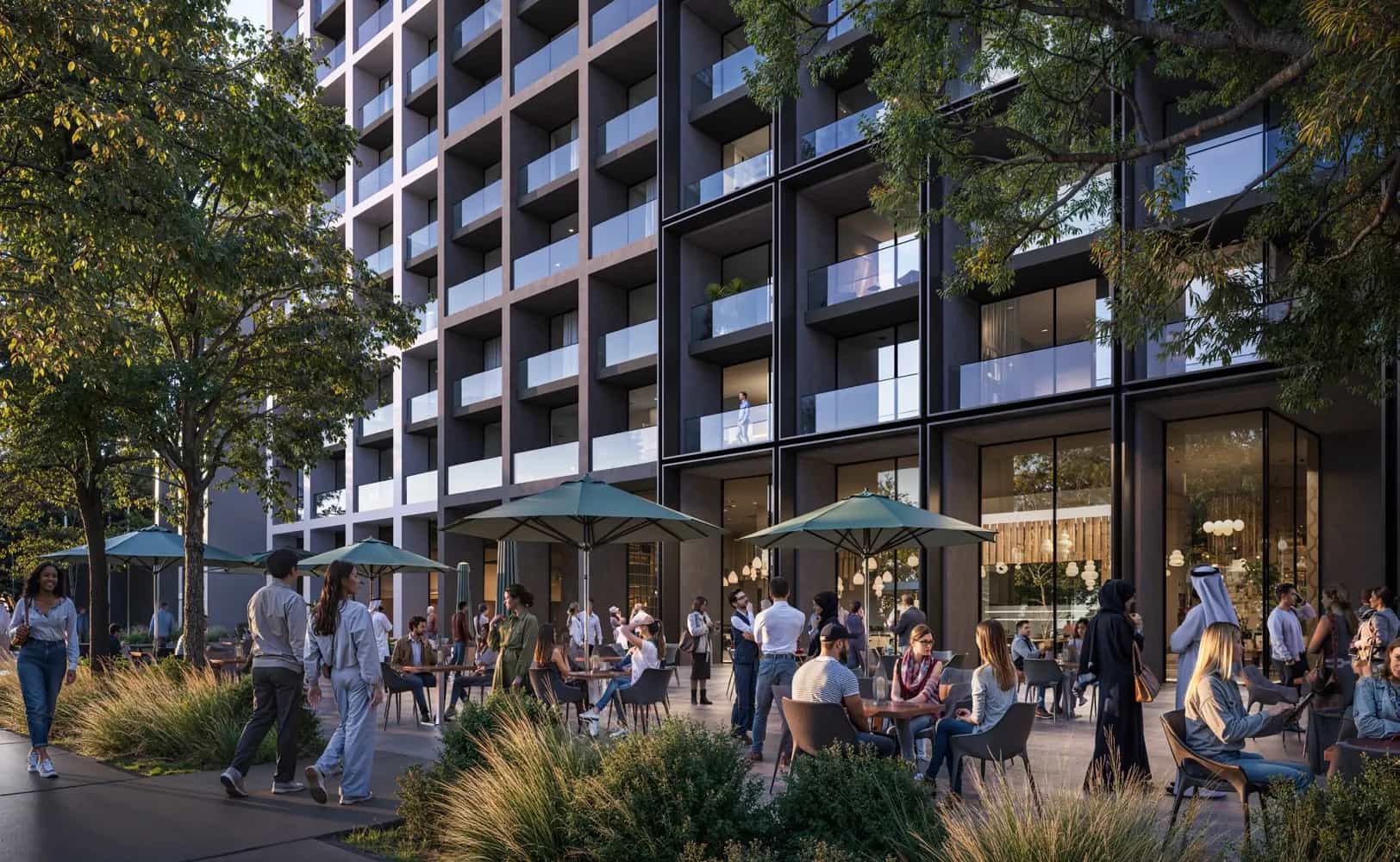 Boulevard with Shopping & Dining
