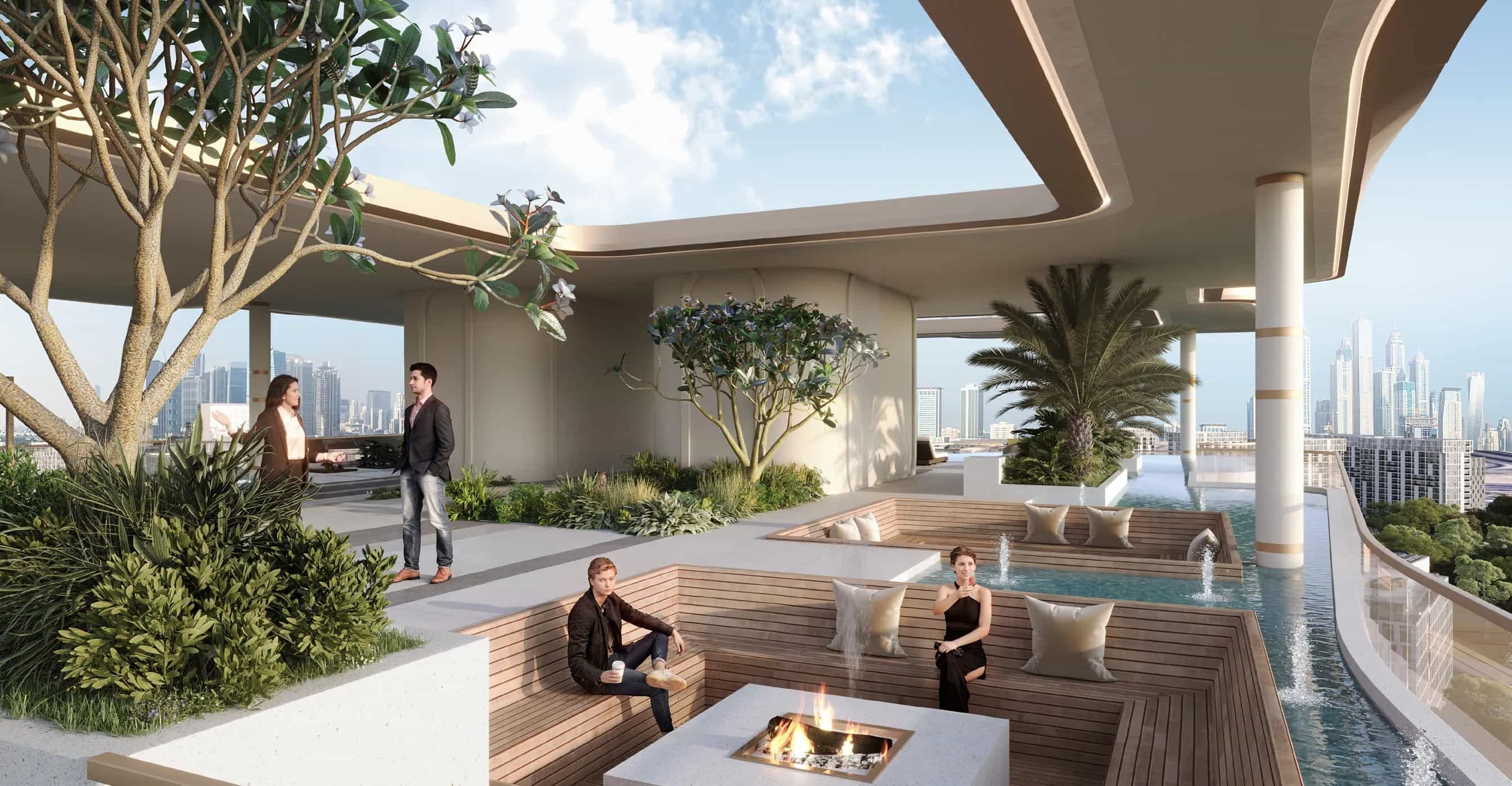 Fire Pit & BBQ Terraces
