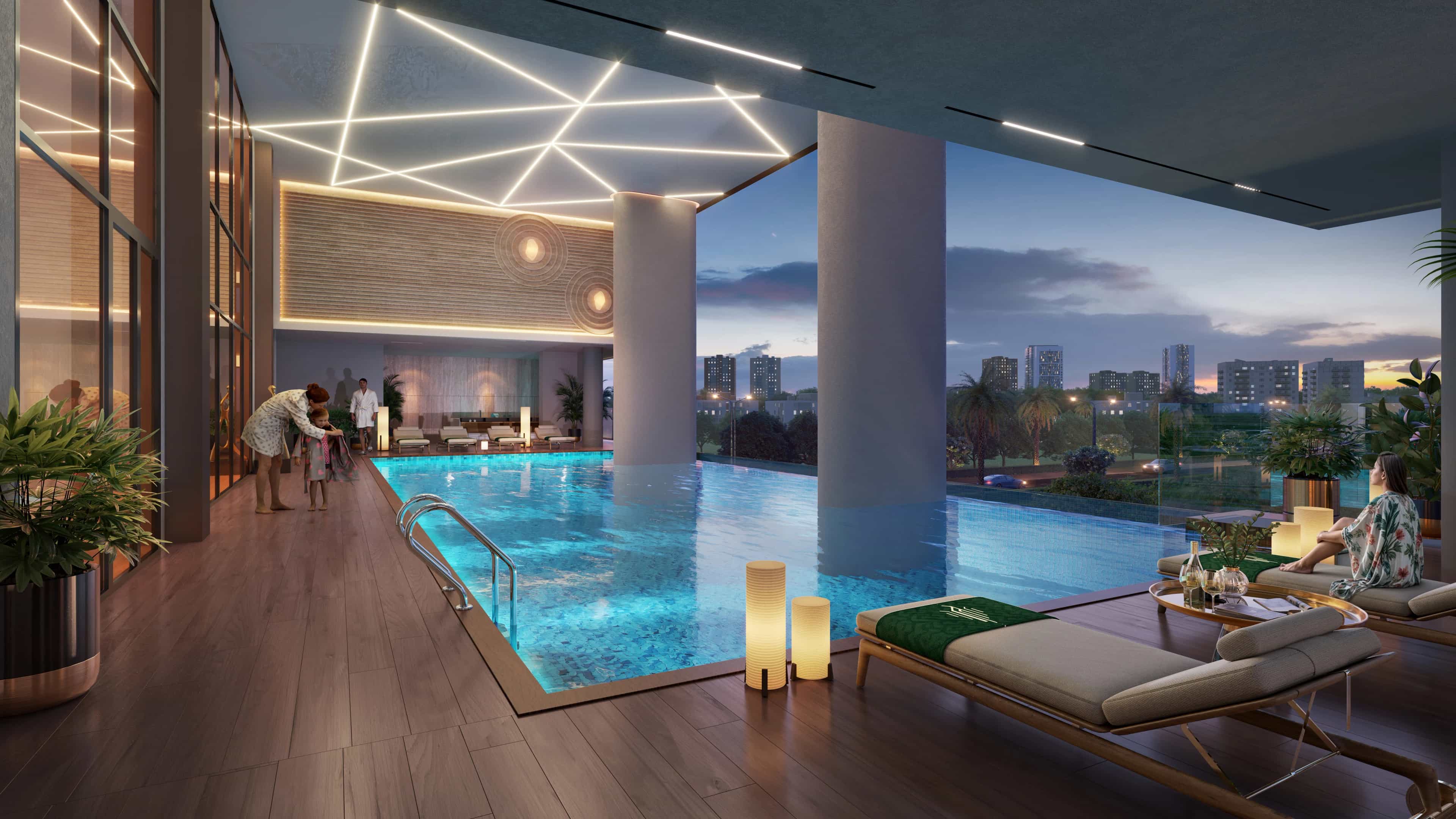 Temperature Controlled Infinity Pool