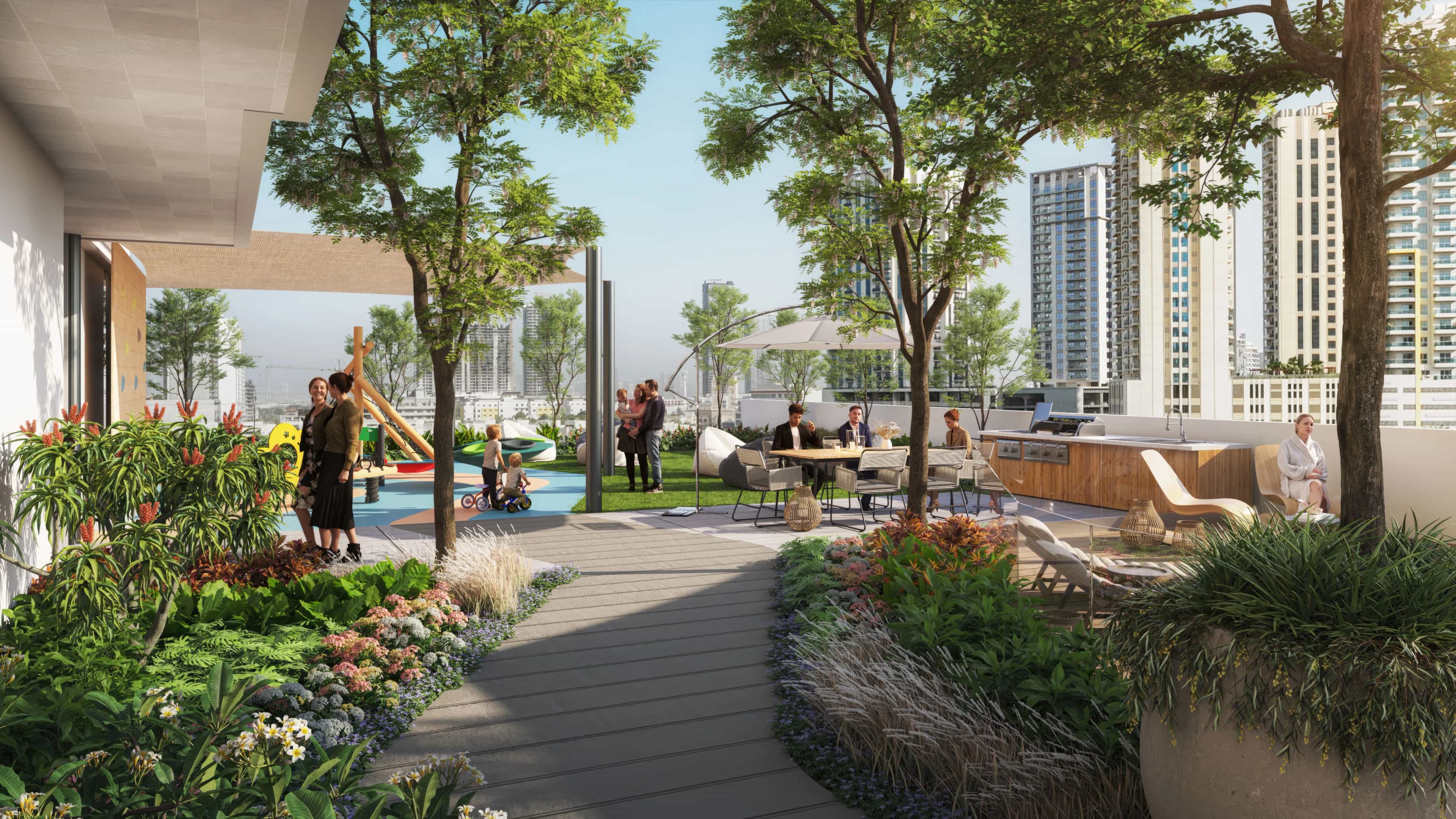 Outdoor BBQ Area