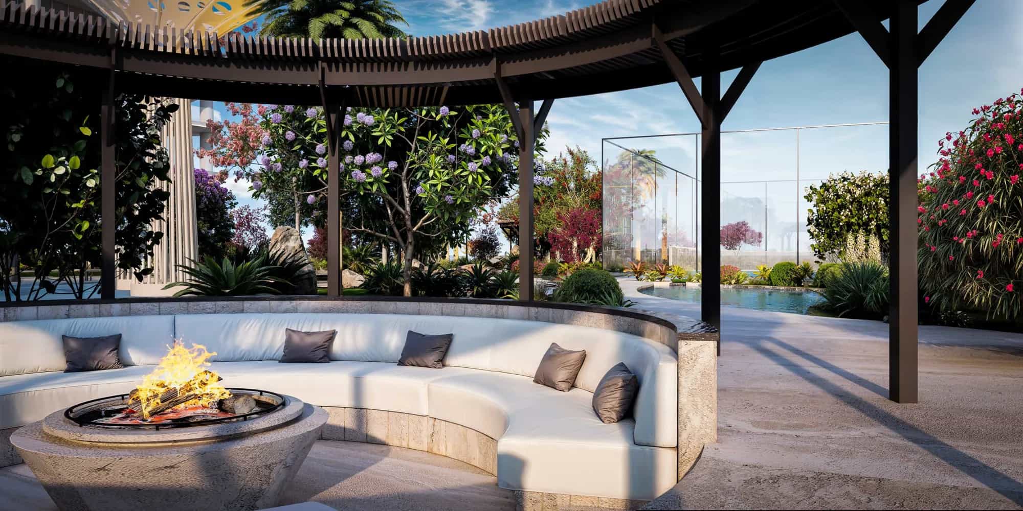 Landscaped Lounge Spaces