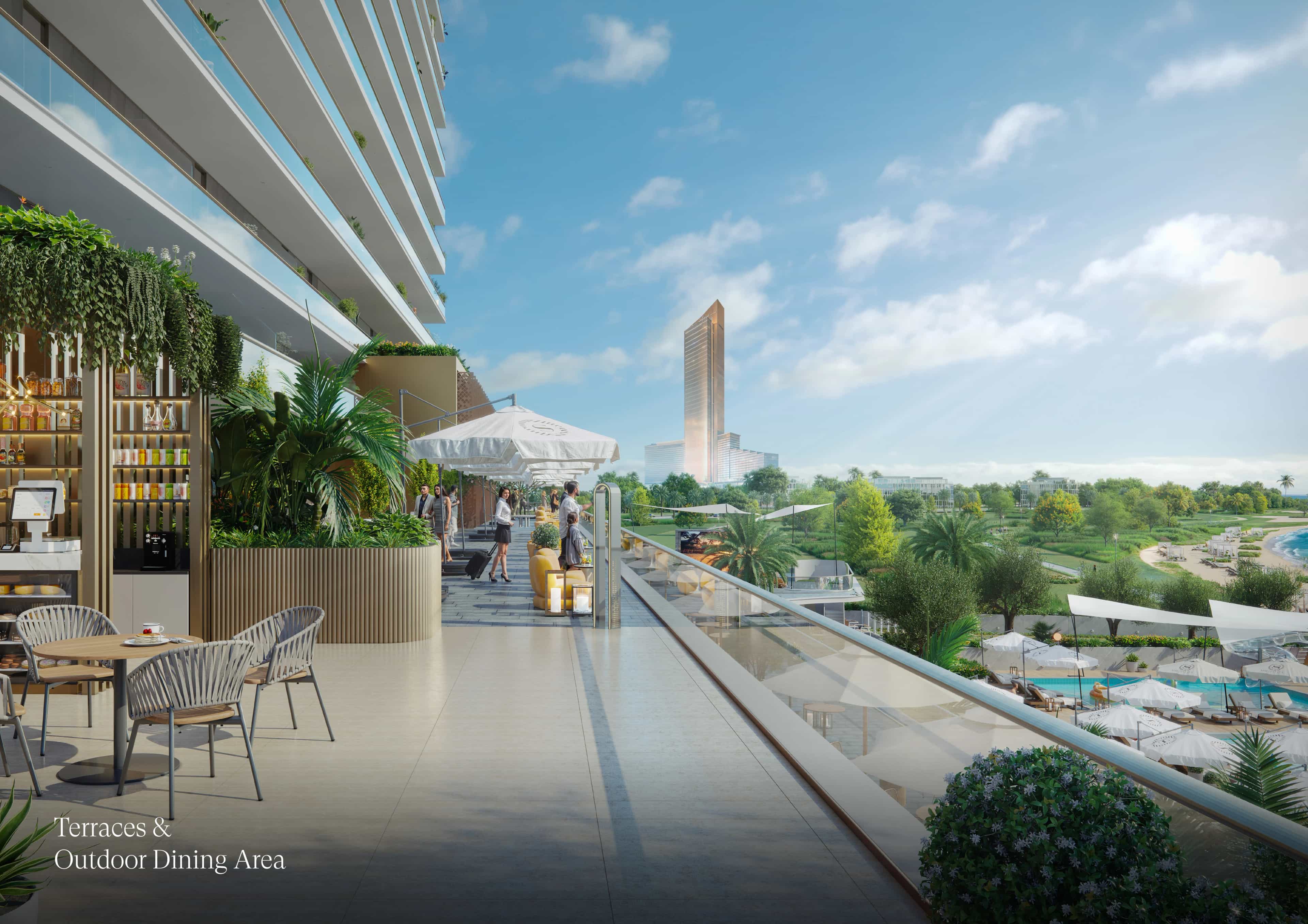 Terraces & Outdoor Dining Area