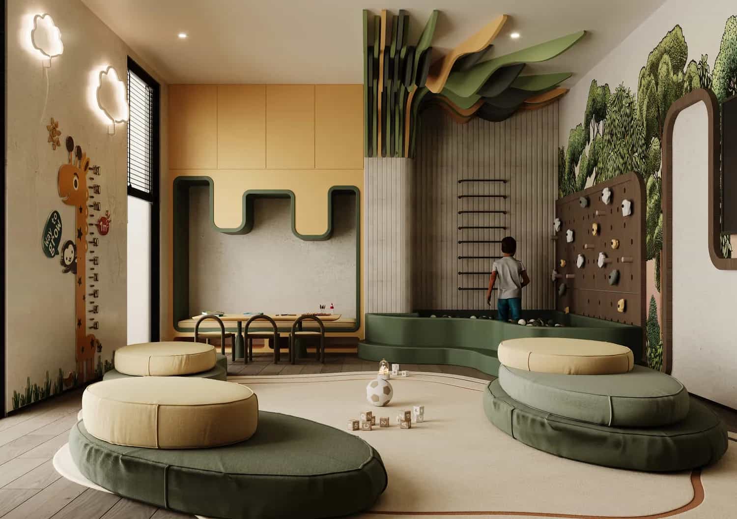 Indoor & Outdoor Kids' Play Areas