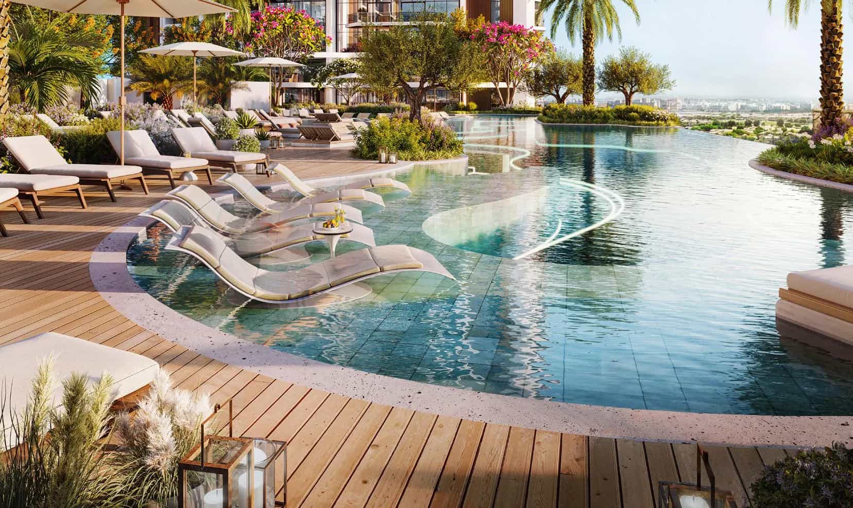 Sun Loungers Area