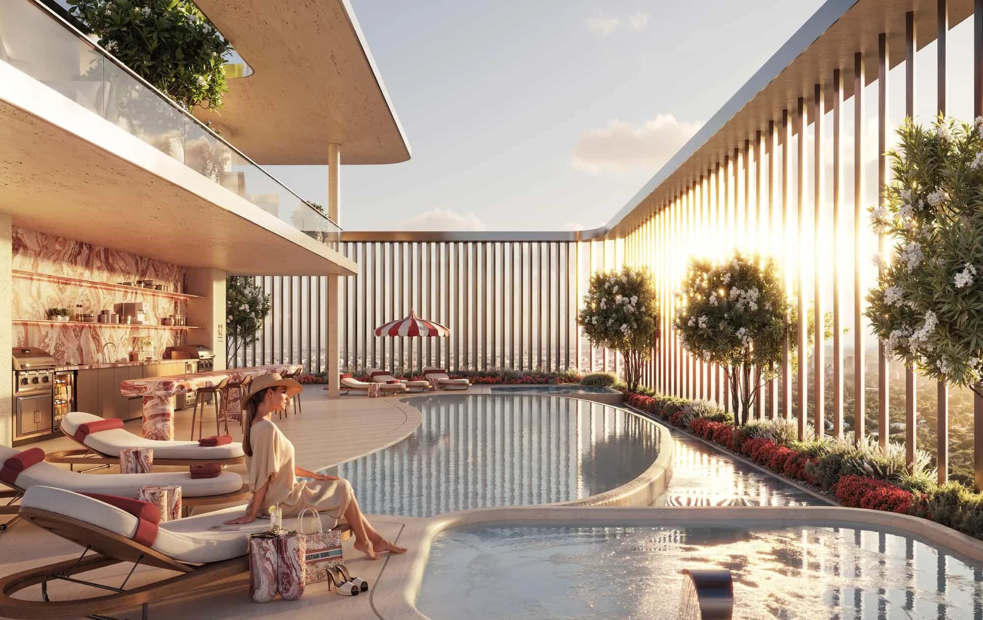 Adult Social Pool & Jacuzzis