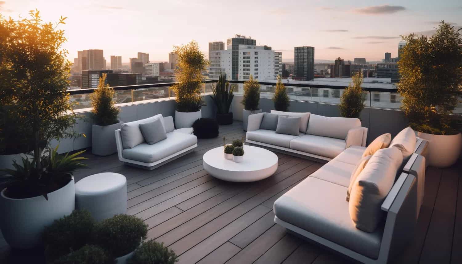 Rooftop Lounge Area