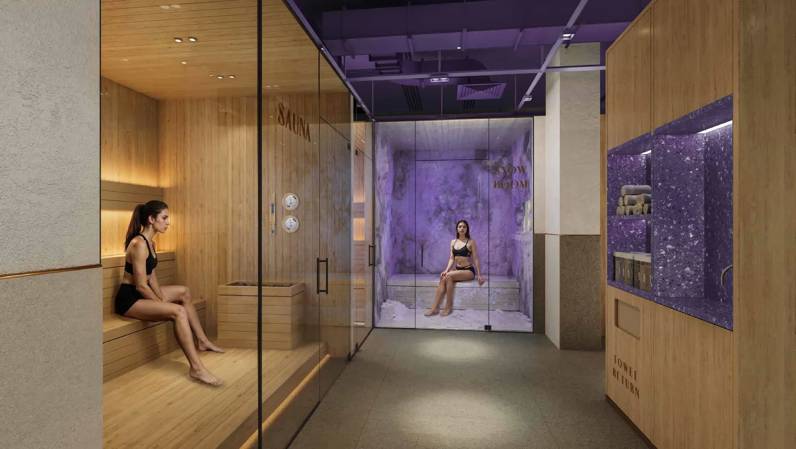 Female Spa (Sauna, Steam & Snow Rooms)