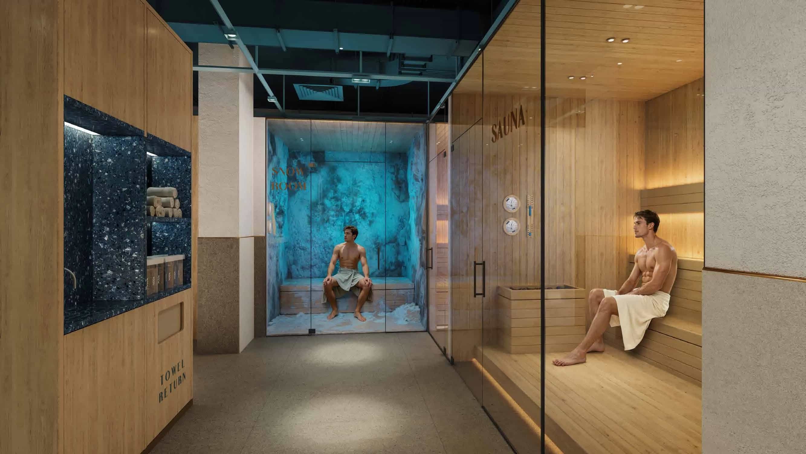 Male Spa (Sauna, Steam & Snow Rooms)