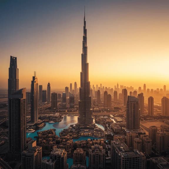 Dubai real estate broker advising a client