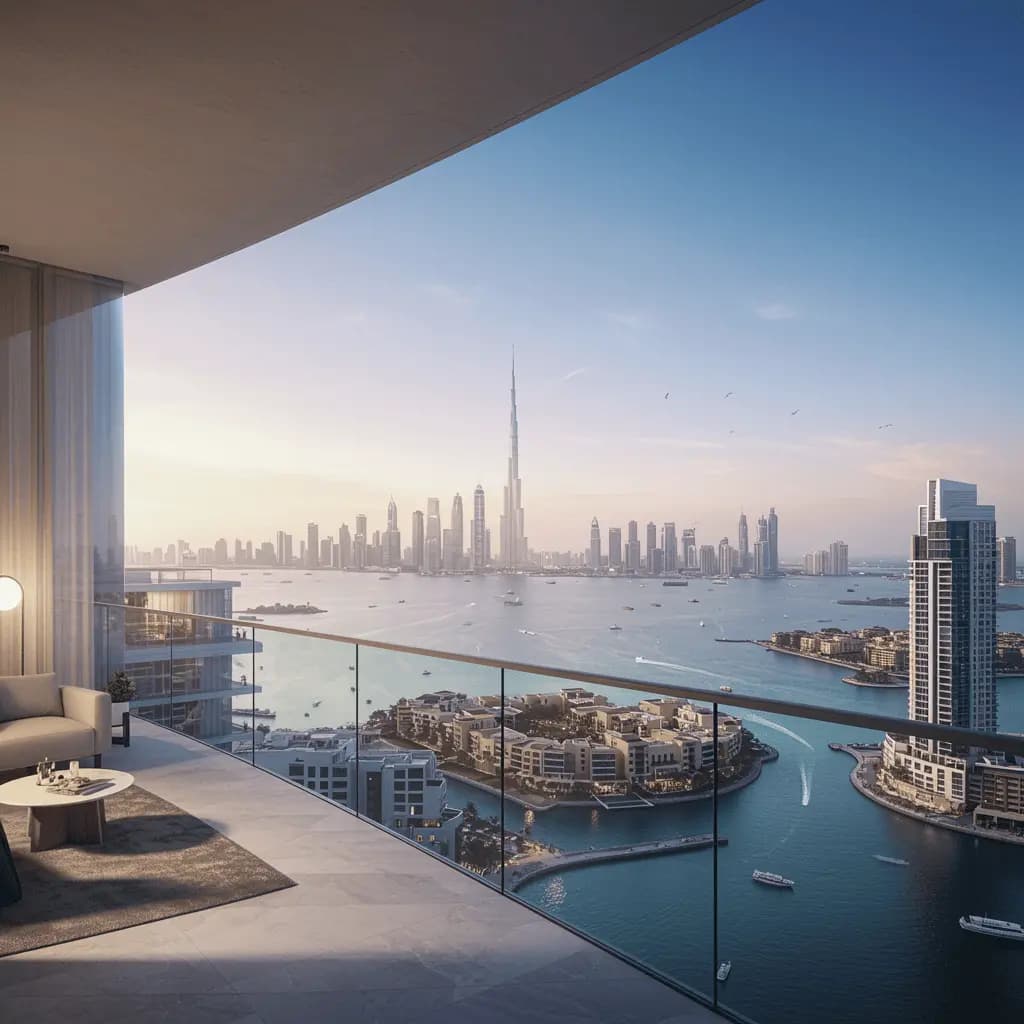 Thoughtfully designed Dubai residential project with skyline view