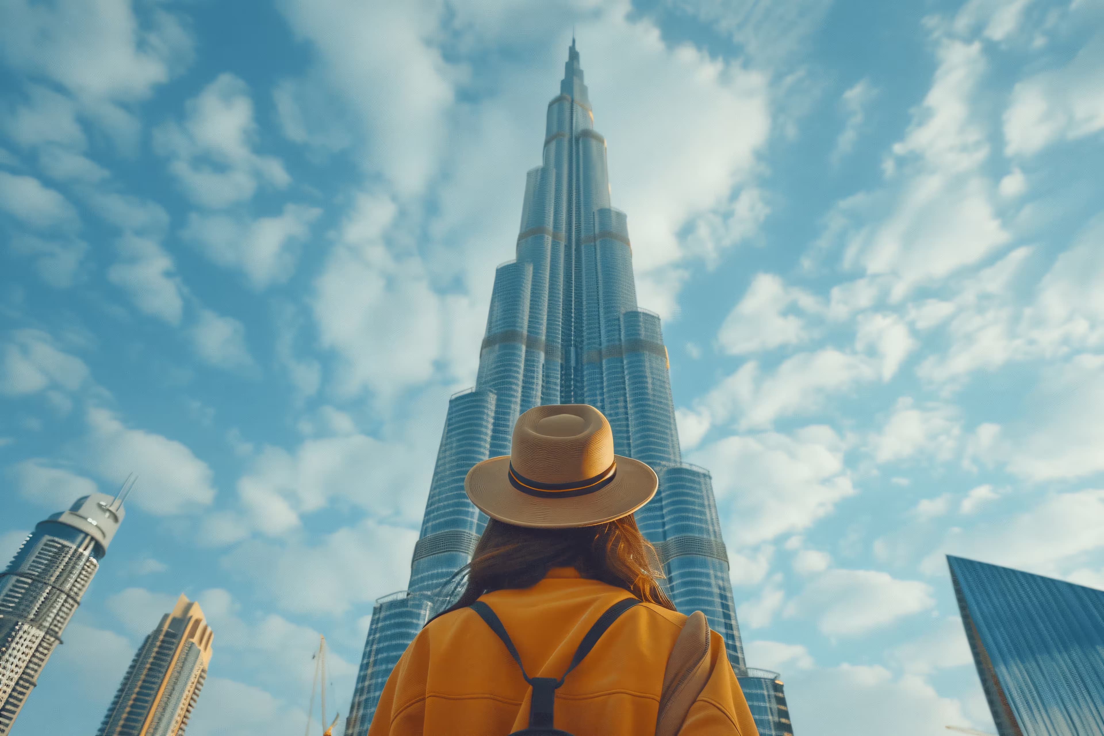 Dubai waterfront skyline